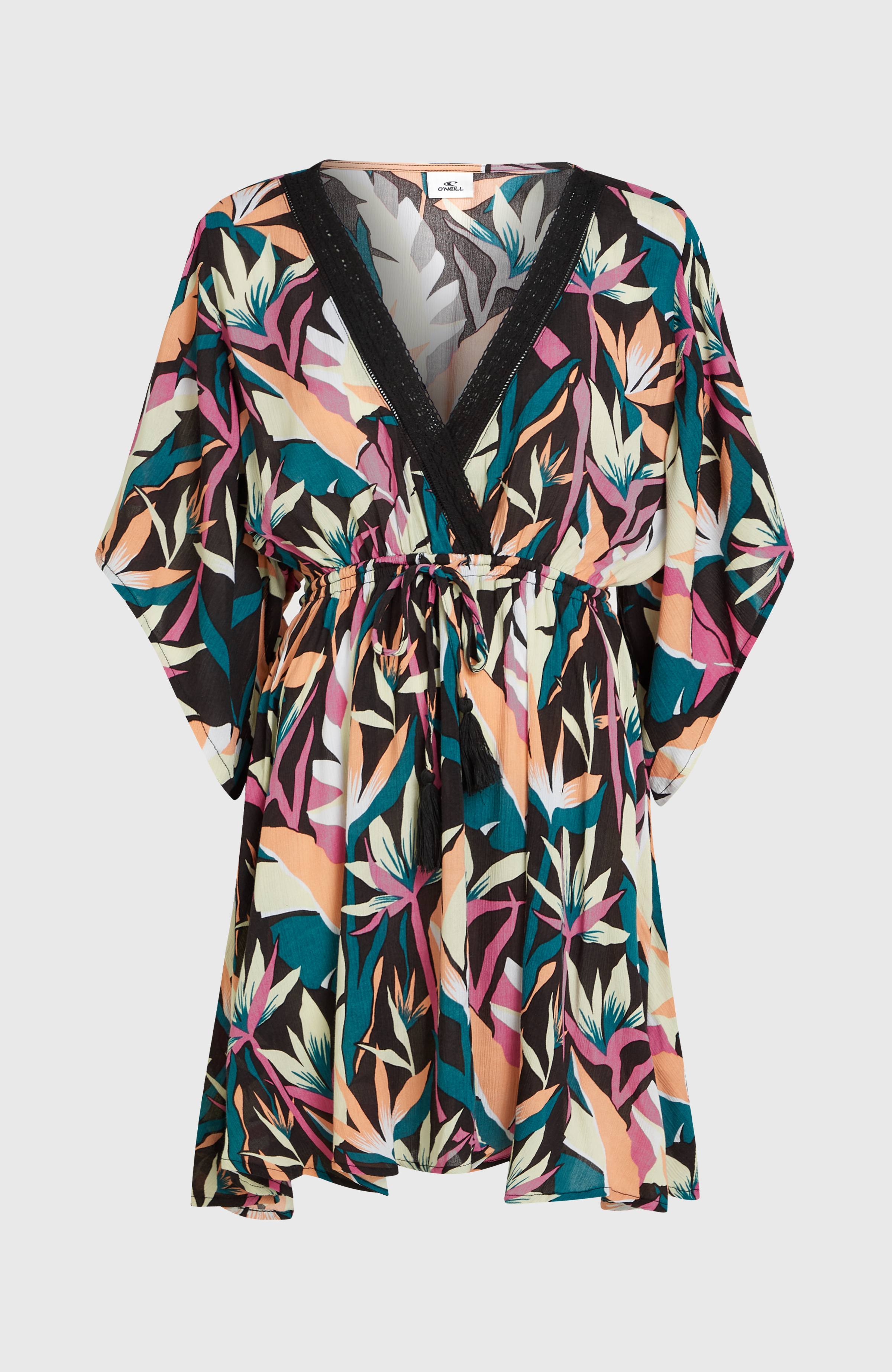 Essentials Tokeena Cover Up Dress Black Wmns Tropicana