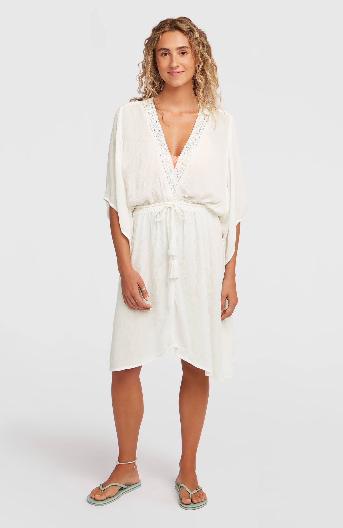 Essentials Tokeena Cover Up Dress Snow White