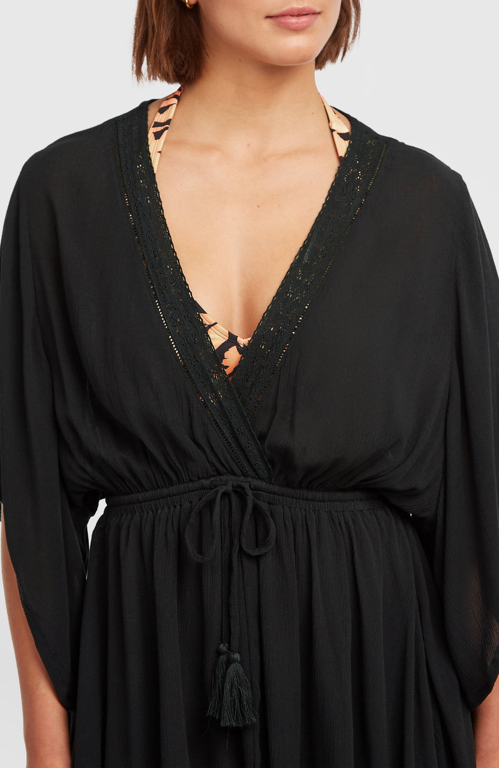 Essentials Tokeena Cover Up Dress Black Out