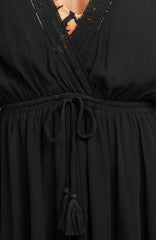 Essentials Tokeena Cover Up Dress Black Out