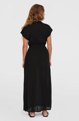 Lori Maxi Shirt Dress Black Out