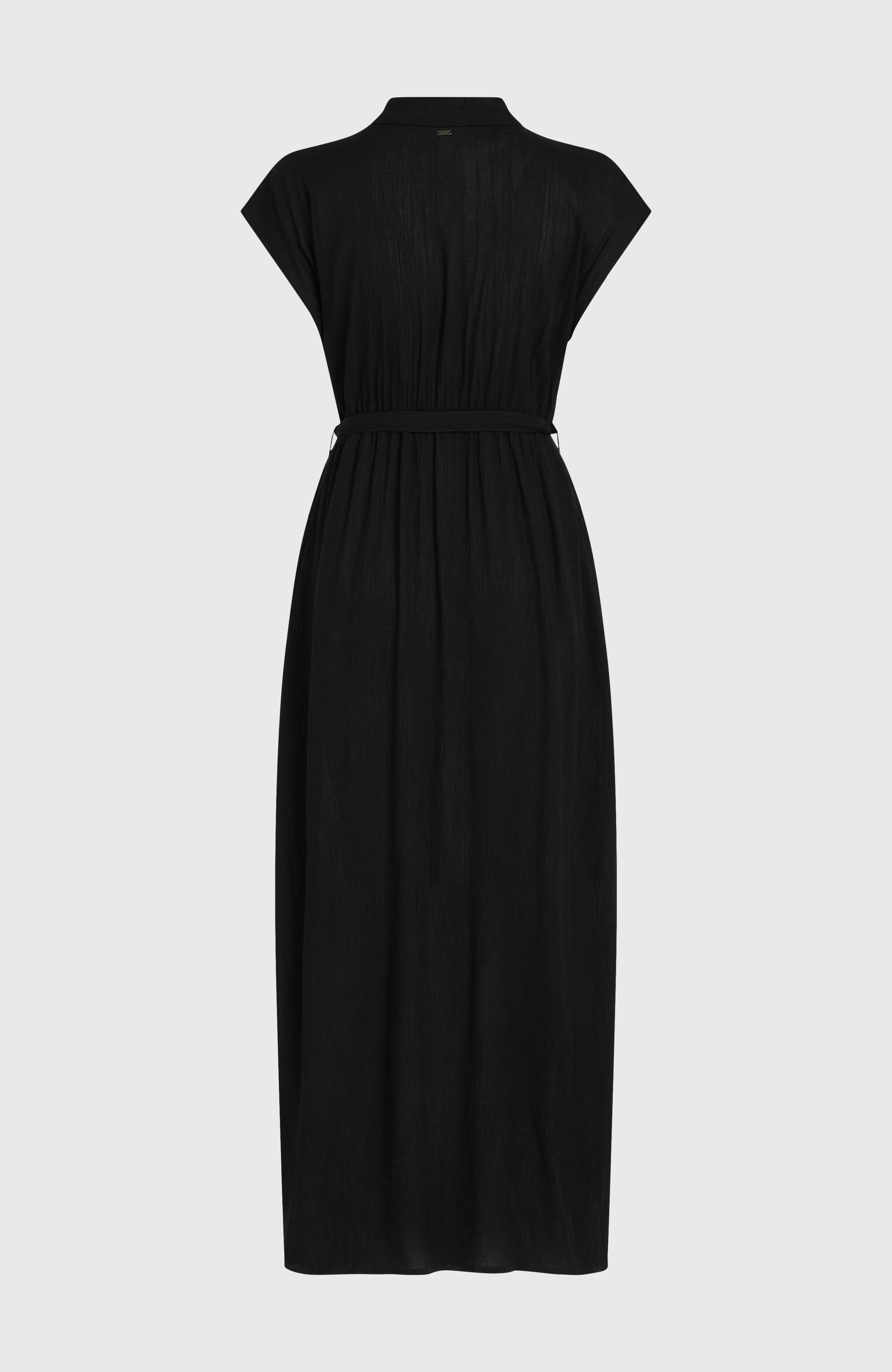 Lori Maxi Shirt Dress Black Out