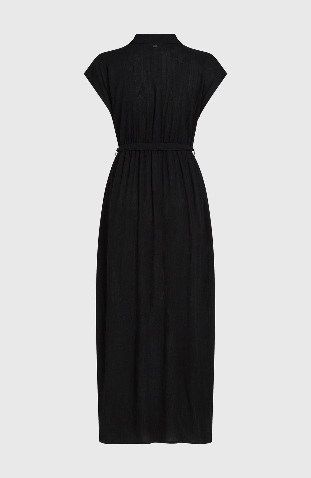 Lori Maxi Shirt Dress Black Out