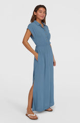 Lori Maxi Shirt Dress Copen Blue