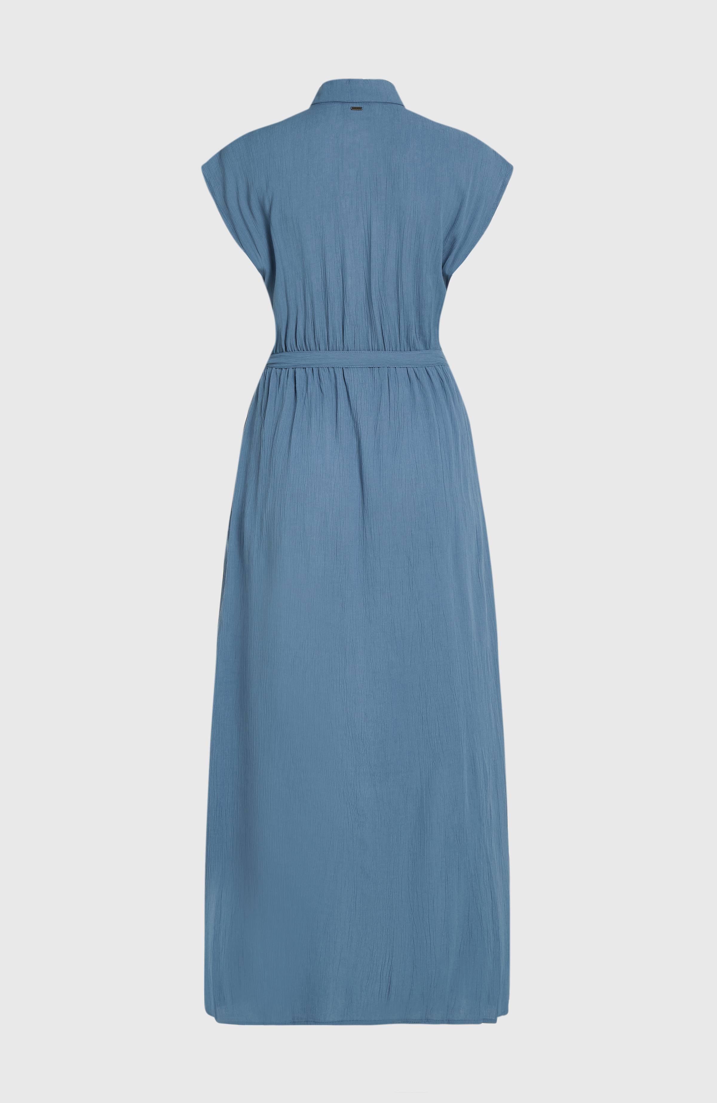Lori Maxi Shirt Dress Copen Blue