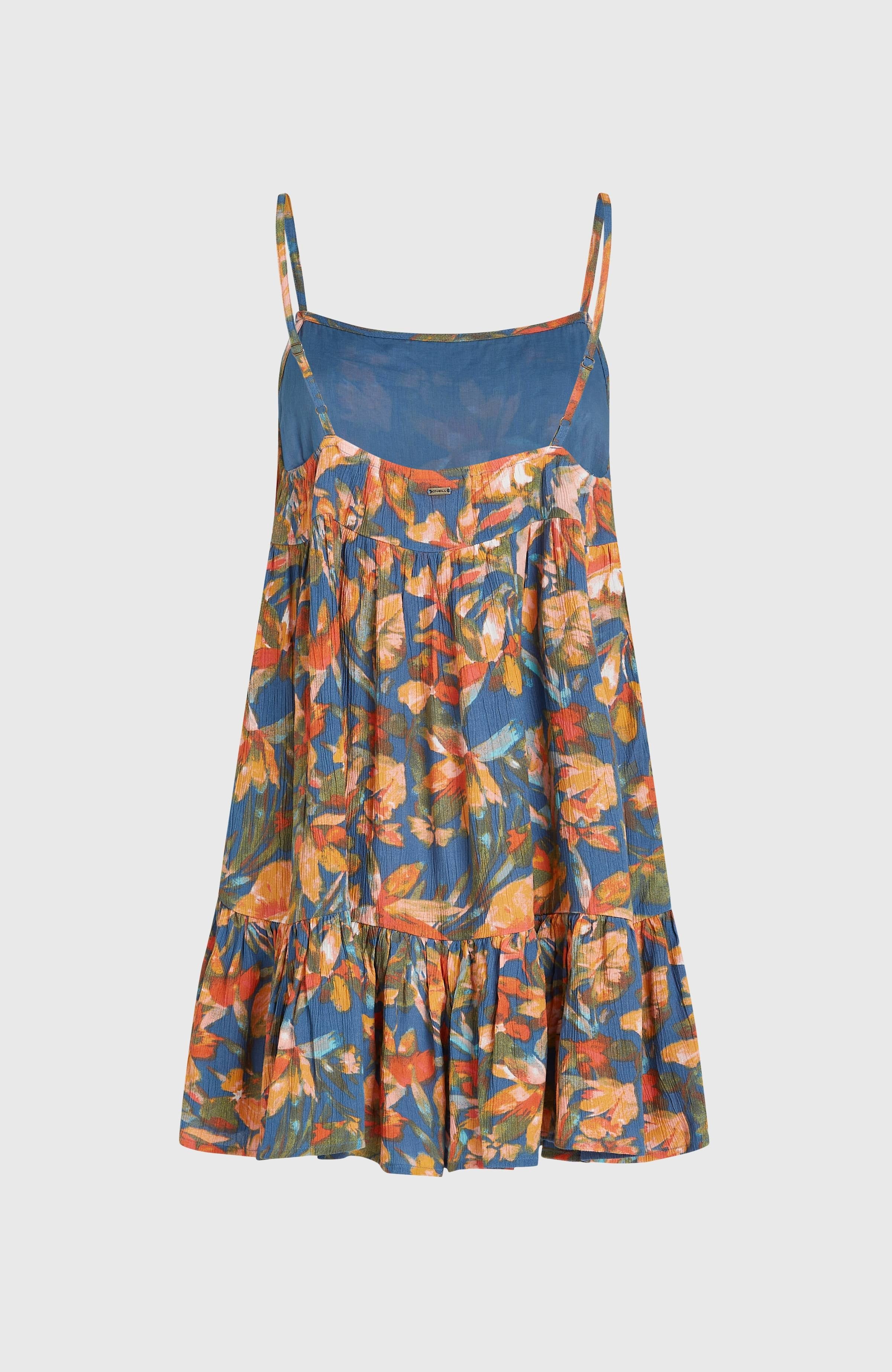 Rilee Short Dress Blue Painted Tropics
