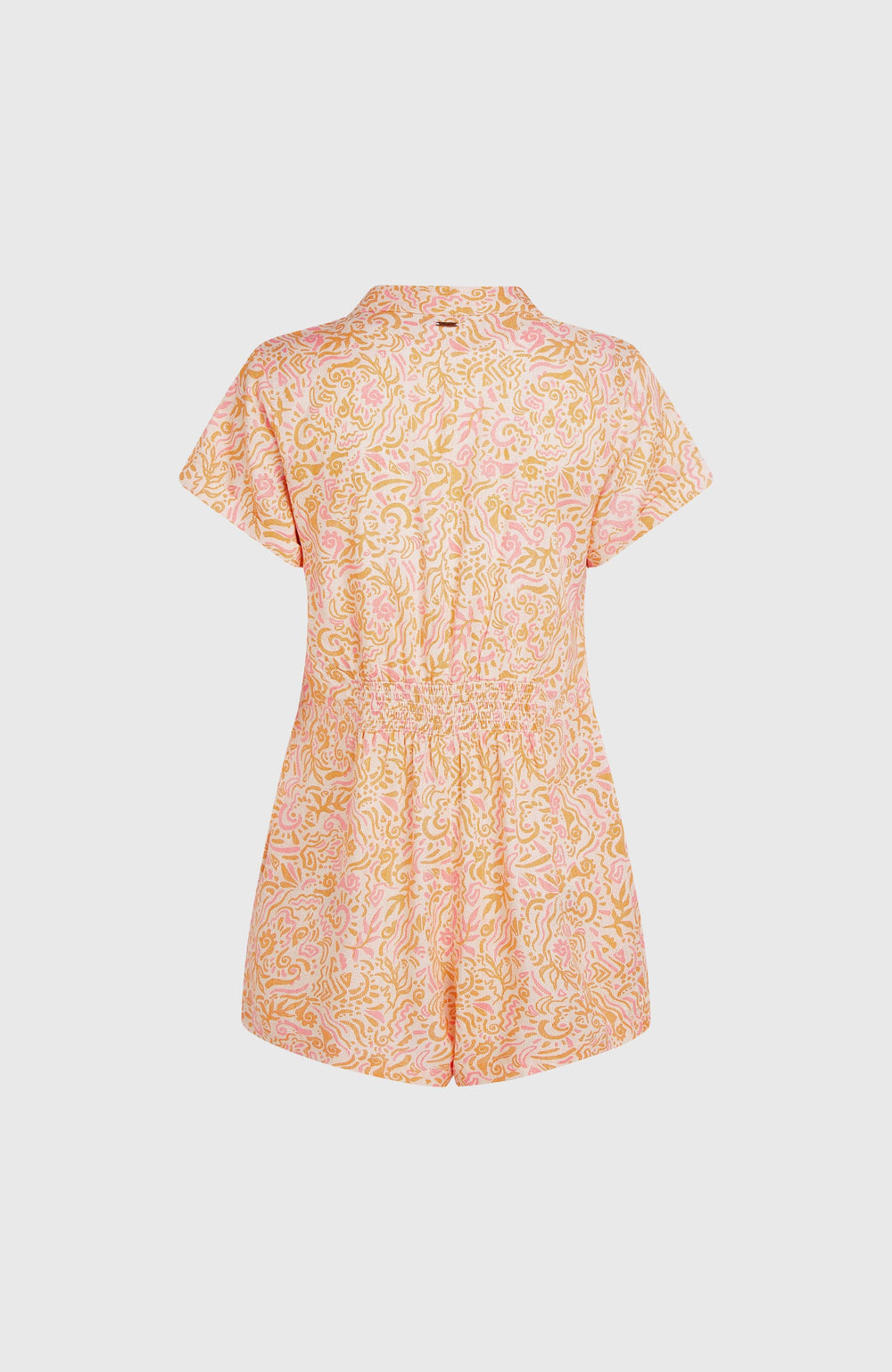 Women of the Wave Romper White Abstract Wave