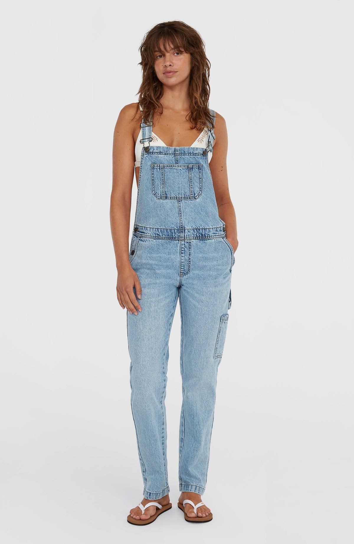 Essentials Twill Dungaree Denim Blue