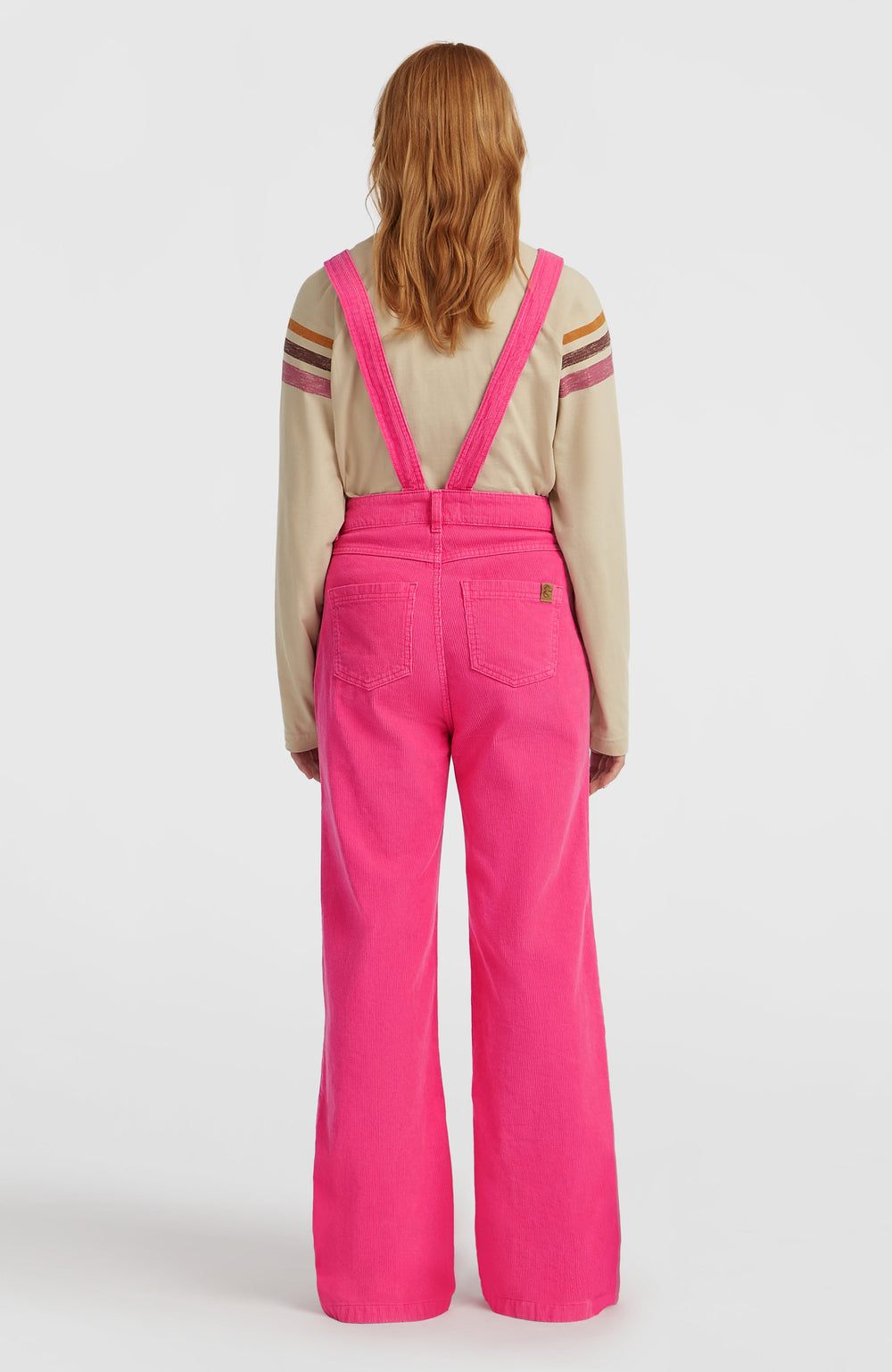 O'Riginals Cord Dungarees Carmine Rose