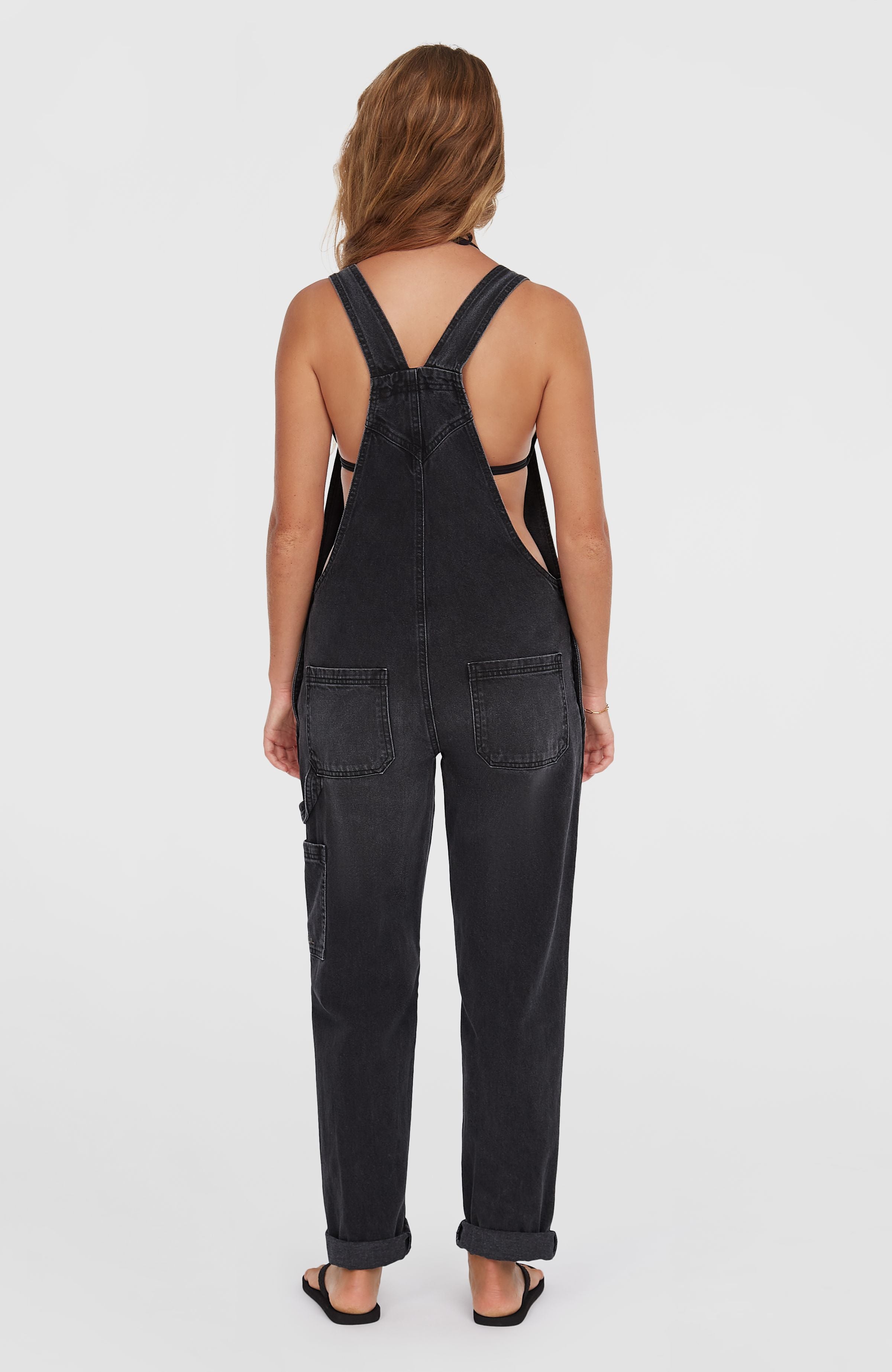 Essentials Twill Dungaree Black Out