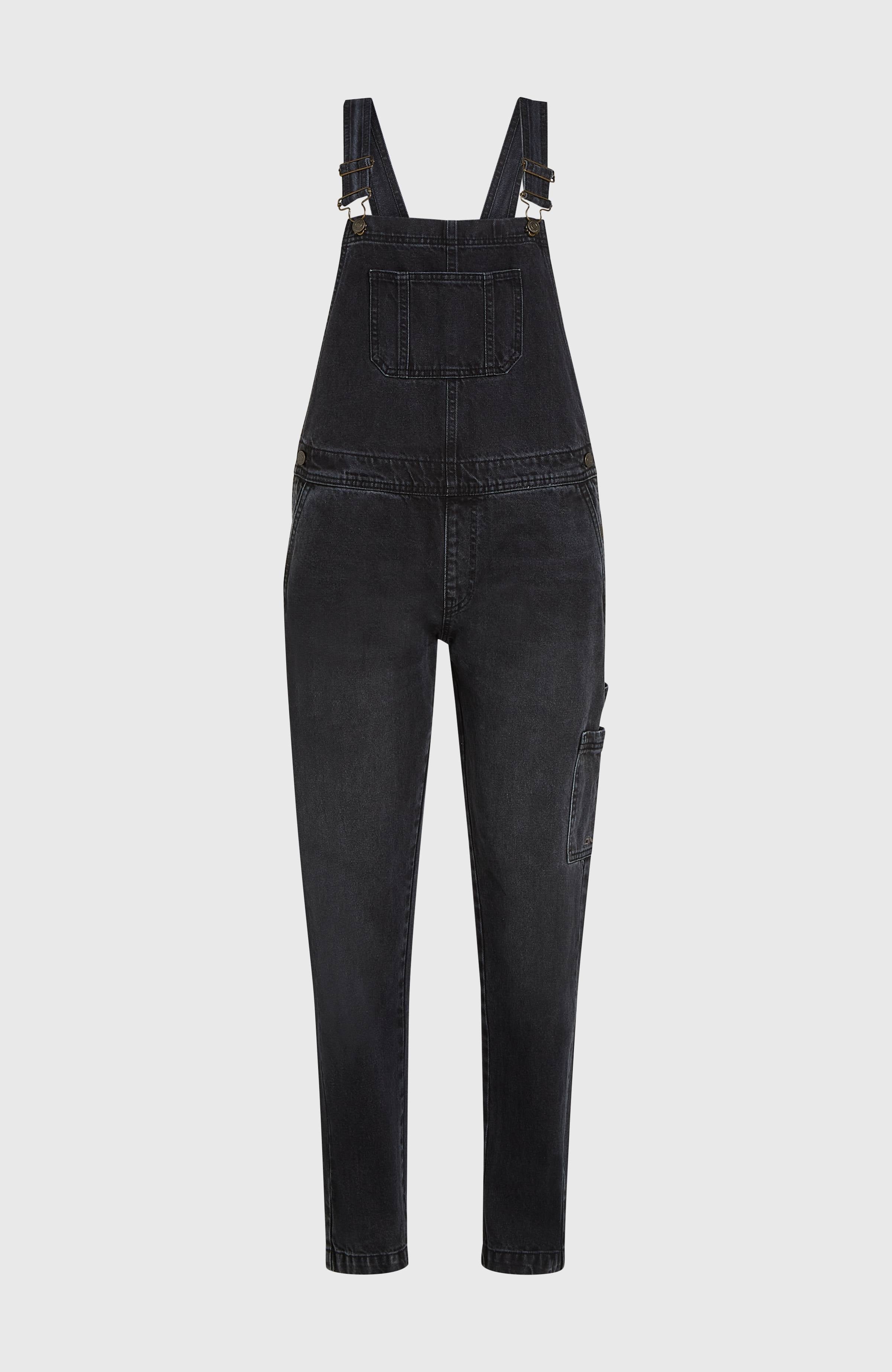 Essentials Twill Dungaree Black Out