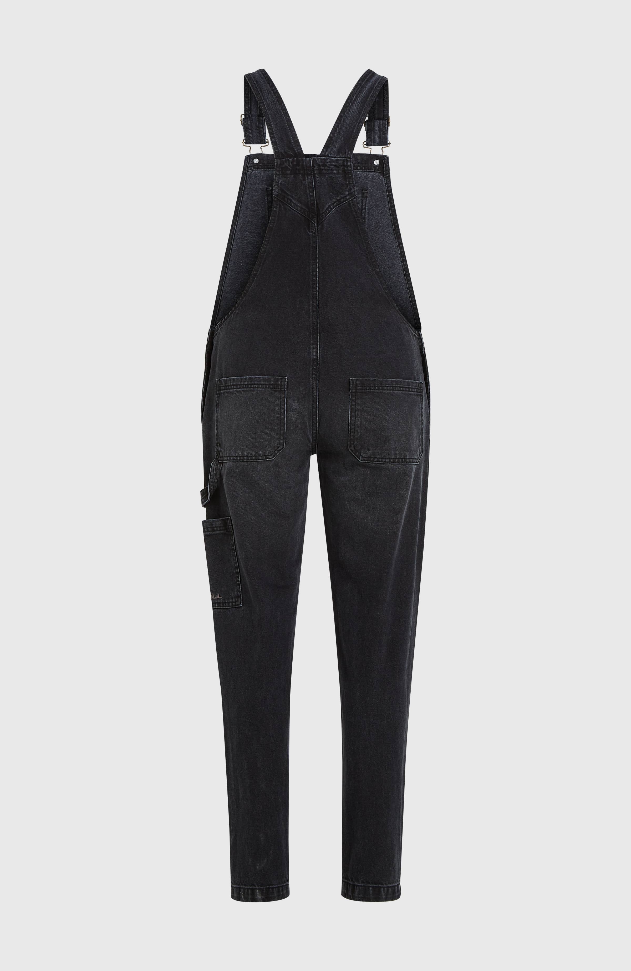 Essentials Twill Dungaree Black Out