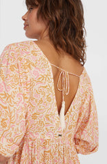 Women of the Wave Maxi Dress White Abstract Wave