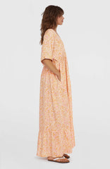 Women of the Wave Maxi Dress White Abstract Wave