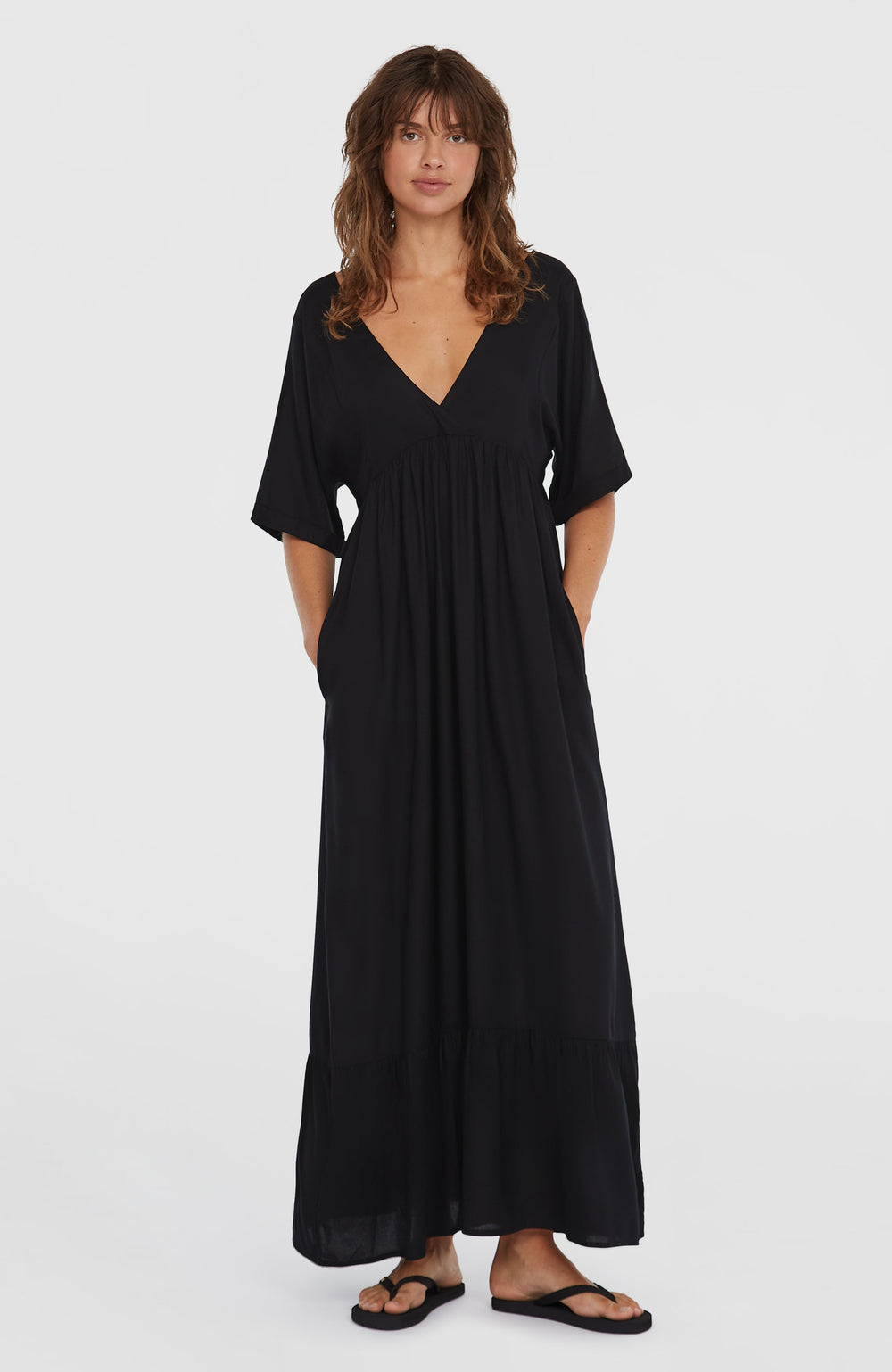 Women of the Wave Maxi Dress Black Out