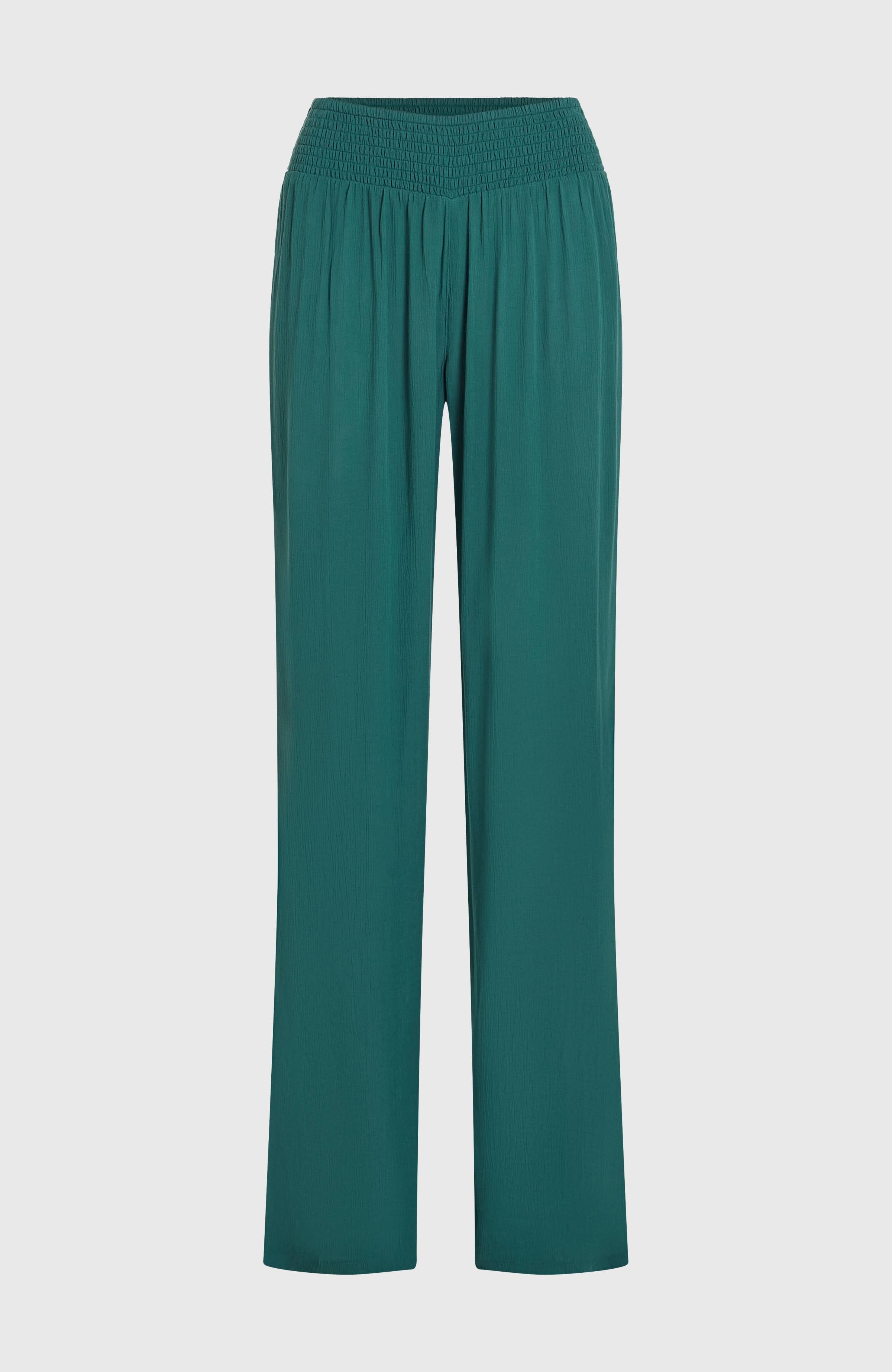 Johnny Smocked Waist Pants Botanical Heat