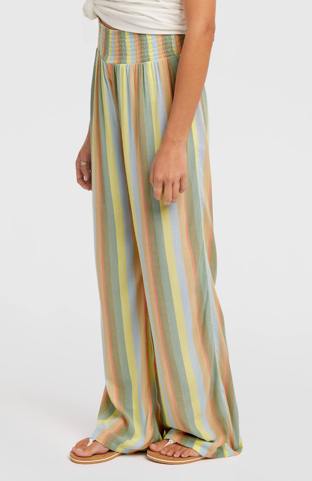 Johnny Smocked Waist Pants Multi Must Haves Stripe
