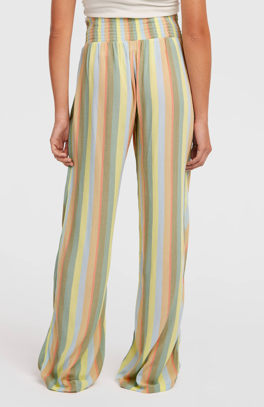 Johnny Smocked Waist Pants Multi Must Haves Stripe