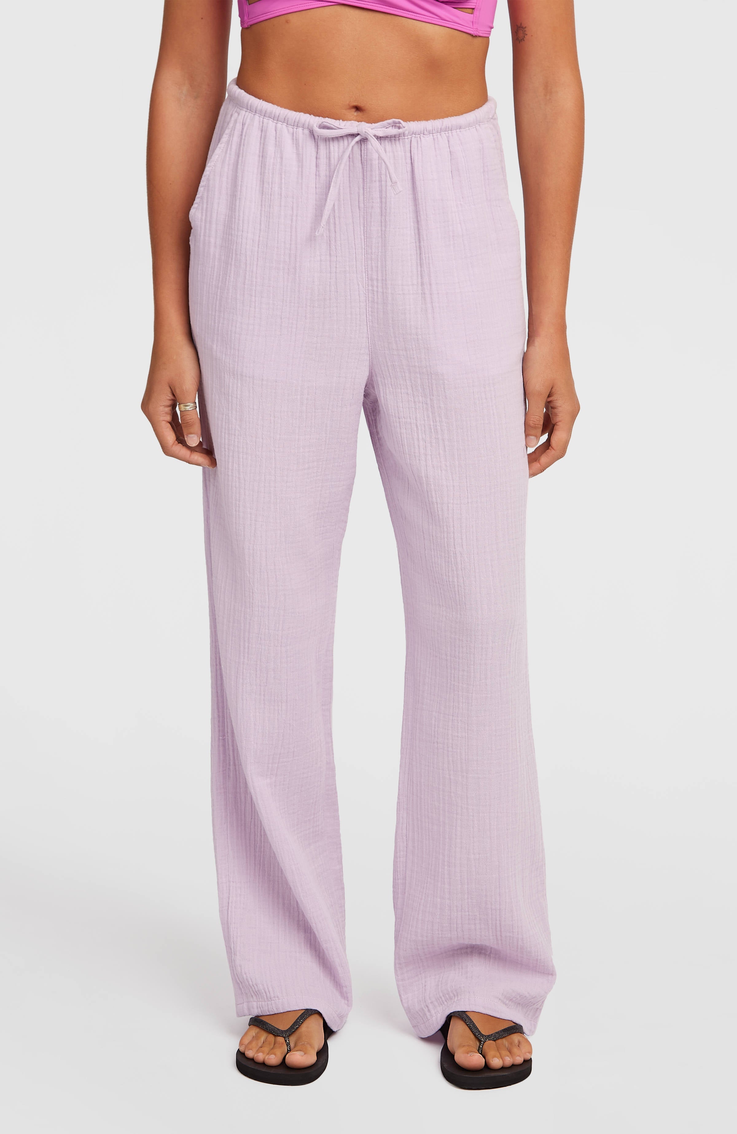 Brenda Structured Pants Pale Lavender