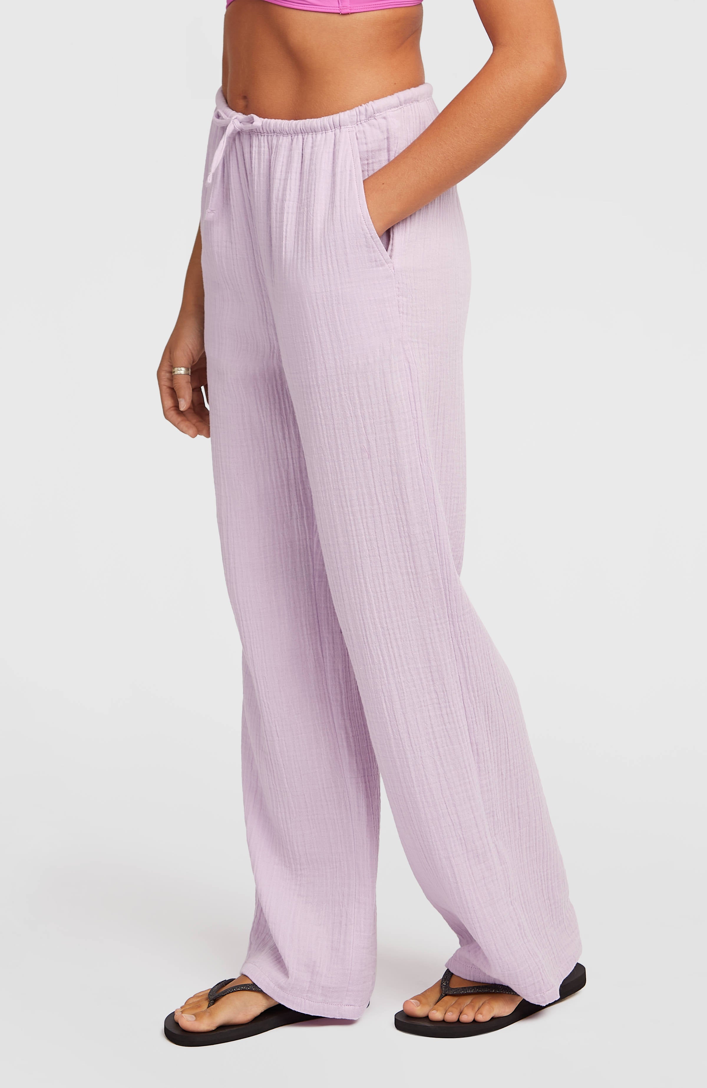 Brenda Structured Pants Pale Lavender