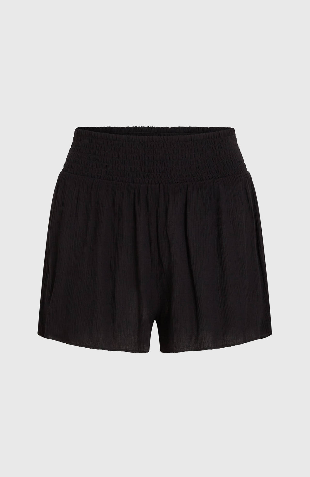 Johnny Smocked Waist Shorts Black Out