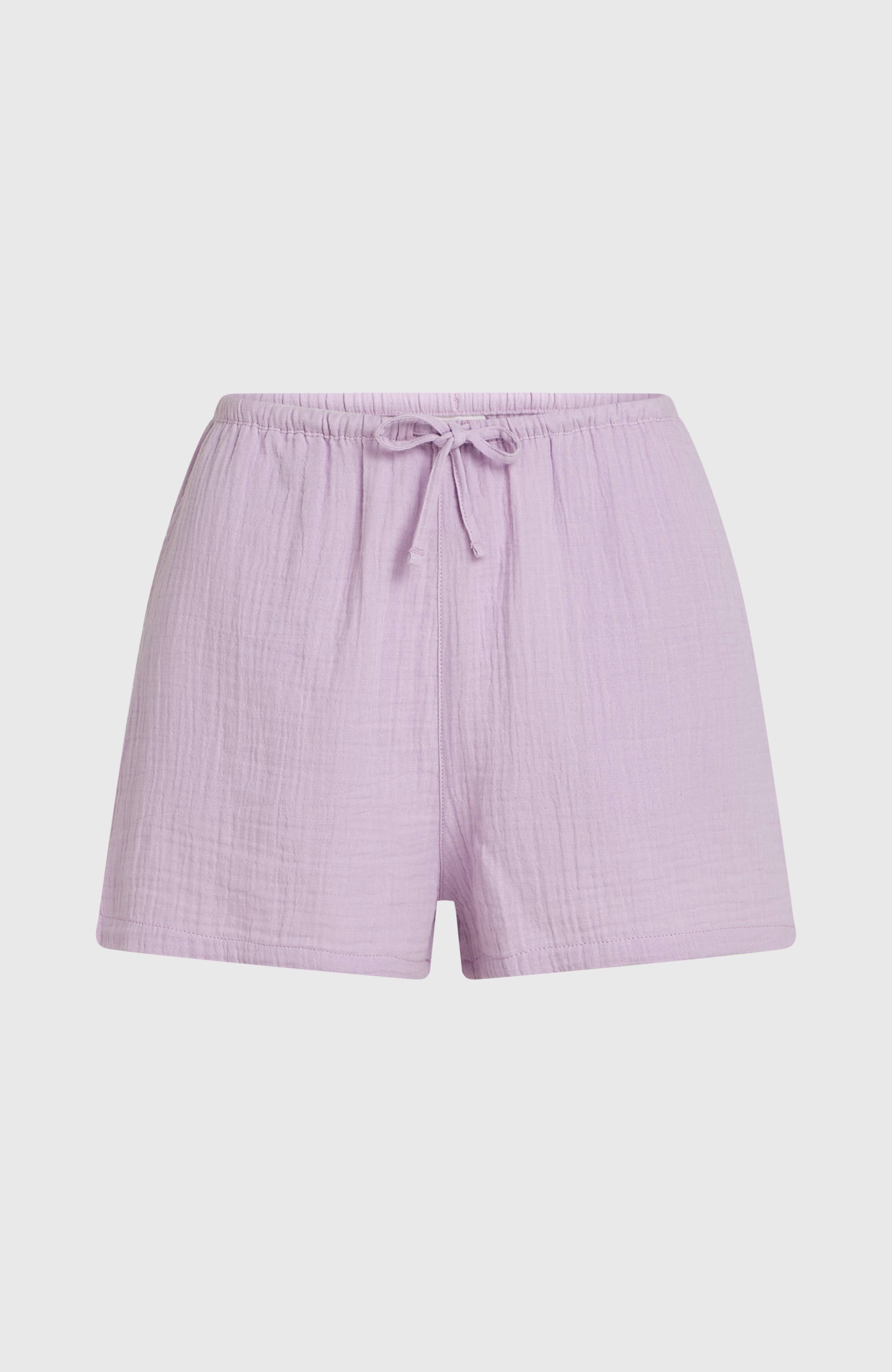 Brenda Structured Shorts Pale Lavender