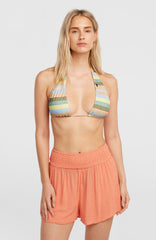 Johnny Smocked Waist Shorts Funky Peach