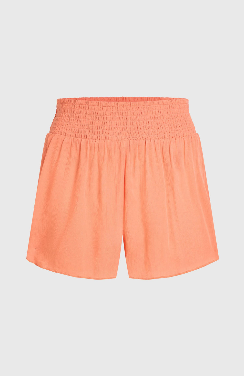 Johnny Smocked Waist Shorts Funky Peach
