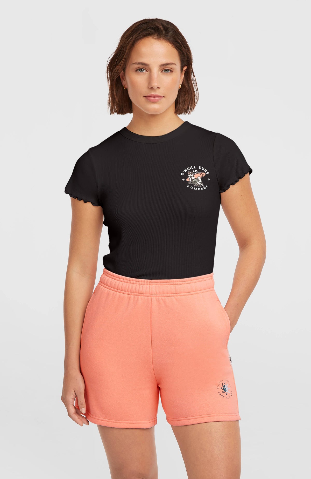 Summer Musthave Sweatshorts Funky Peach