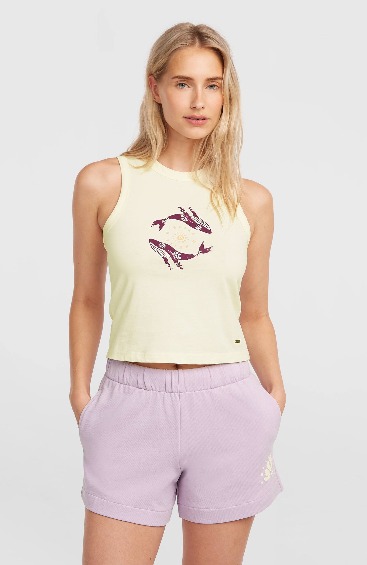 Women Of The Wave Sweatshorts Pale Lavender
