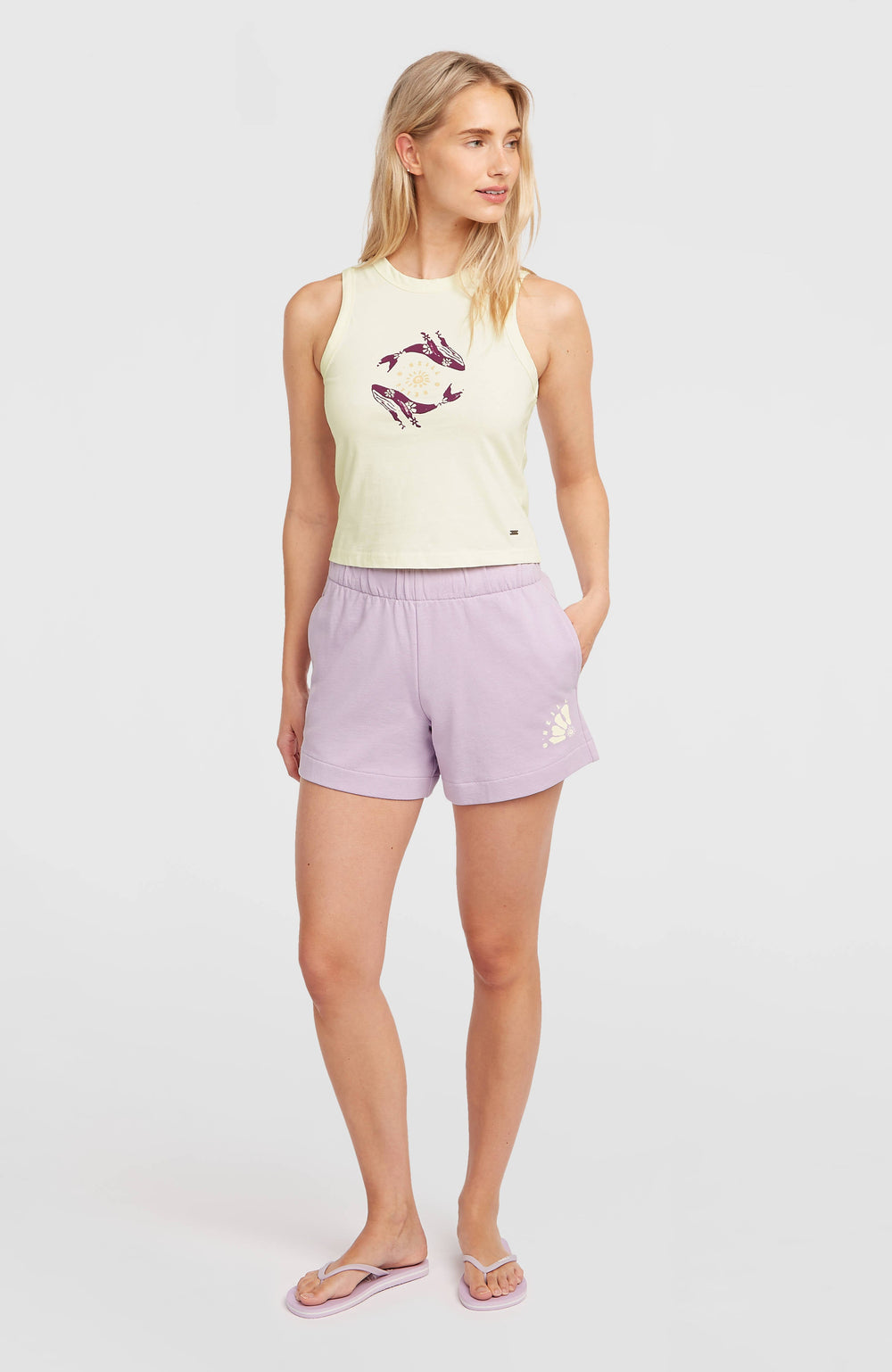Women Of The Wave Sweatshorts Pale Lavender