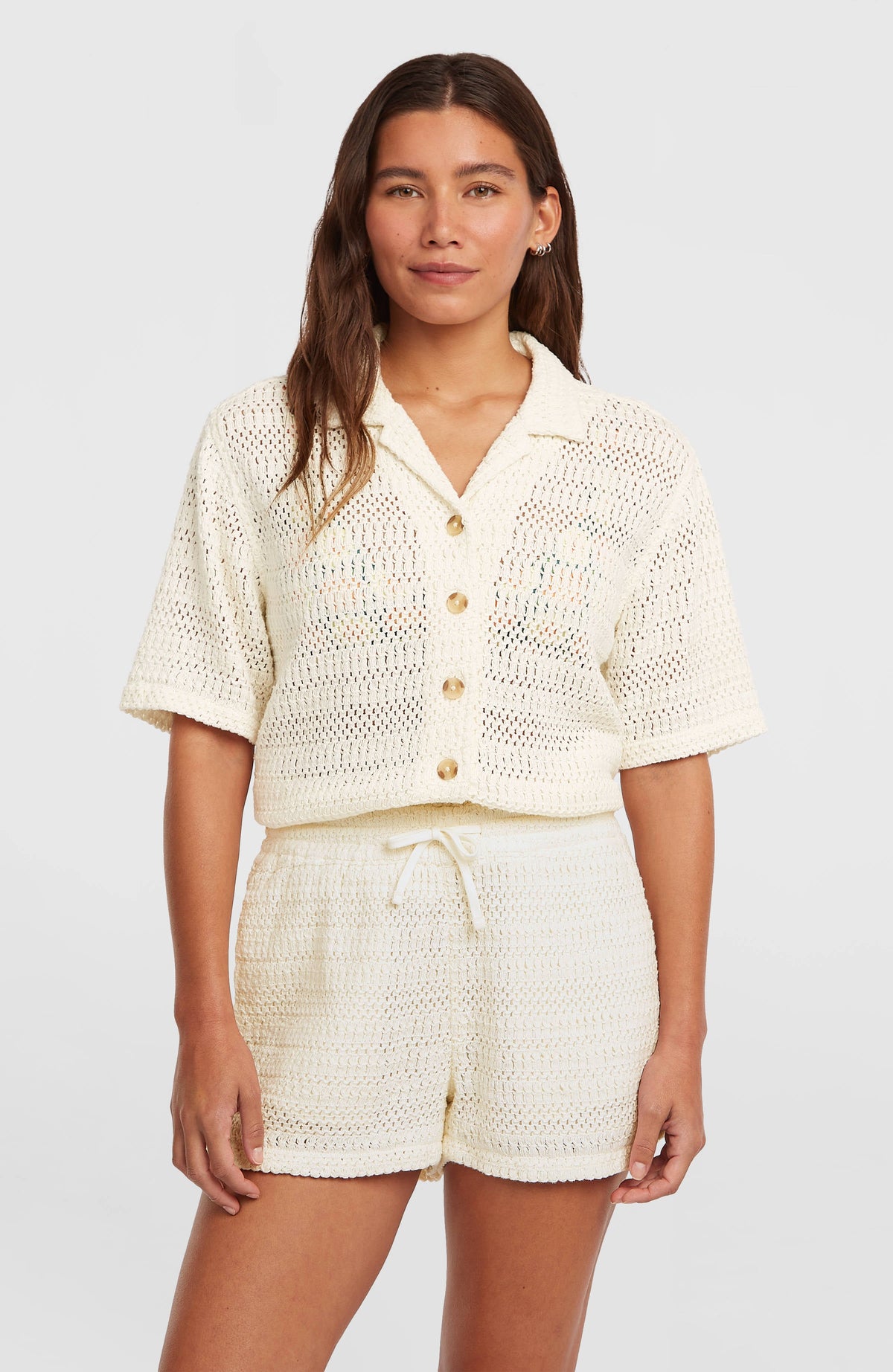 O'Riginals Crochet Shorts Snow White