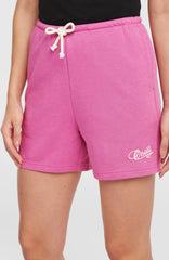 Essentials Script Sweatshorts Electric Fuschia
