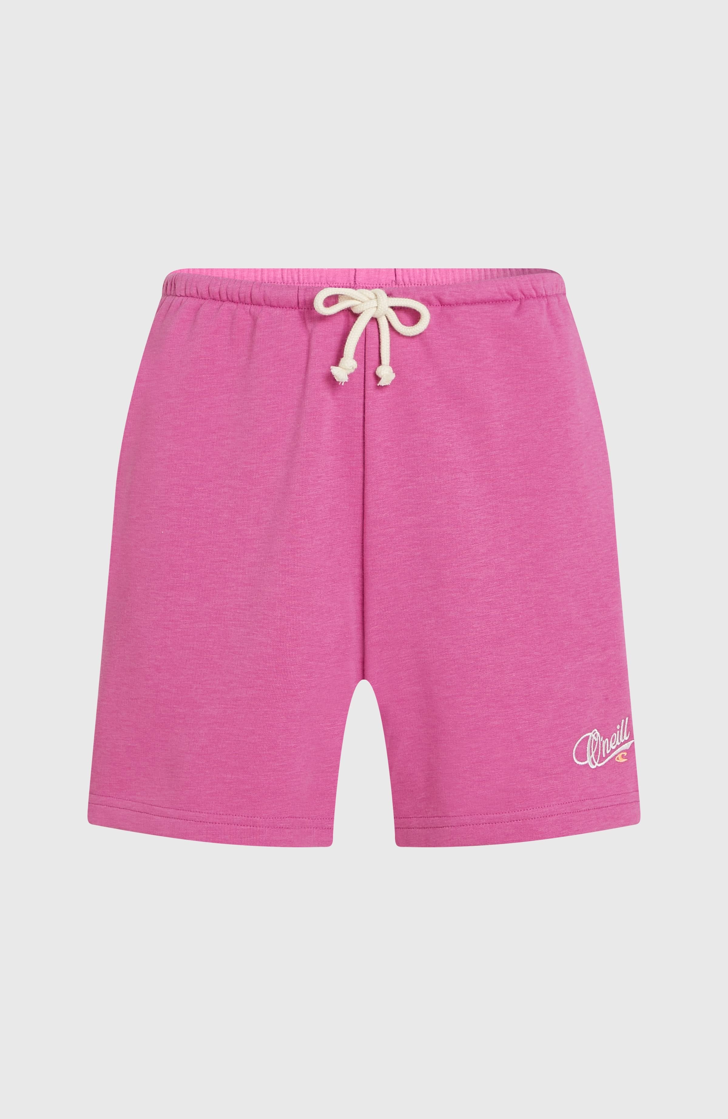Essentials Script Sweatshorts Electric Fuschia