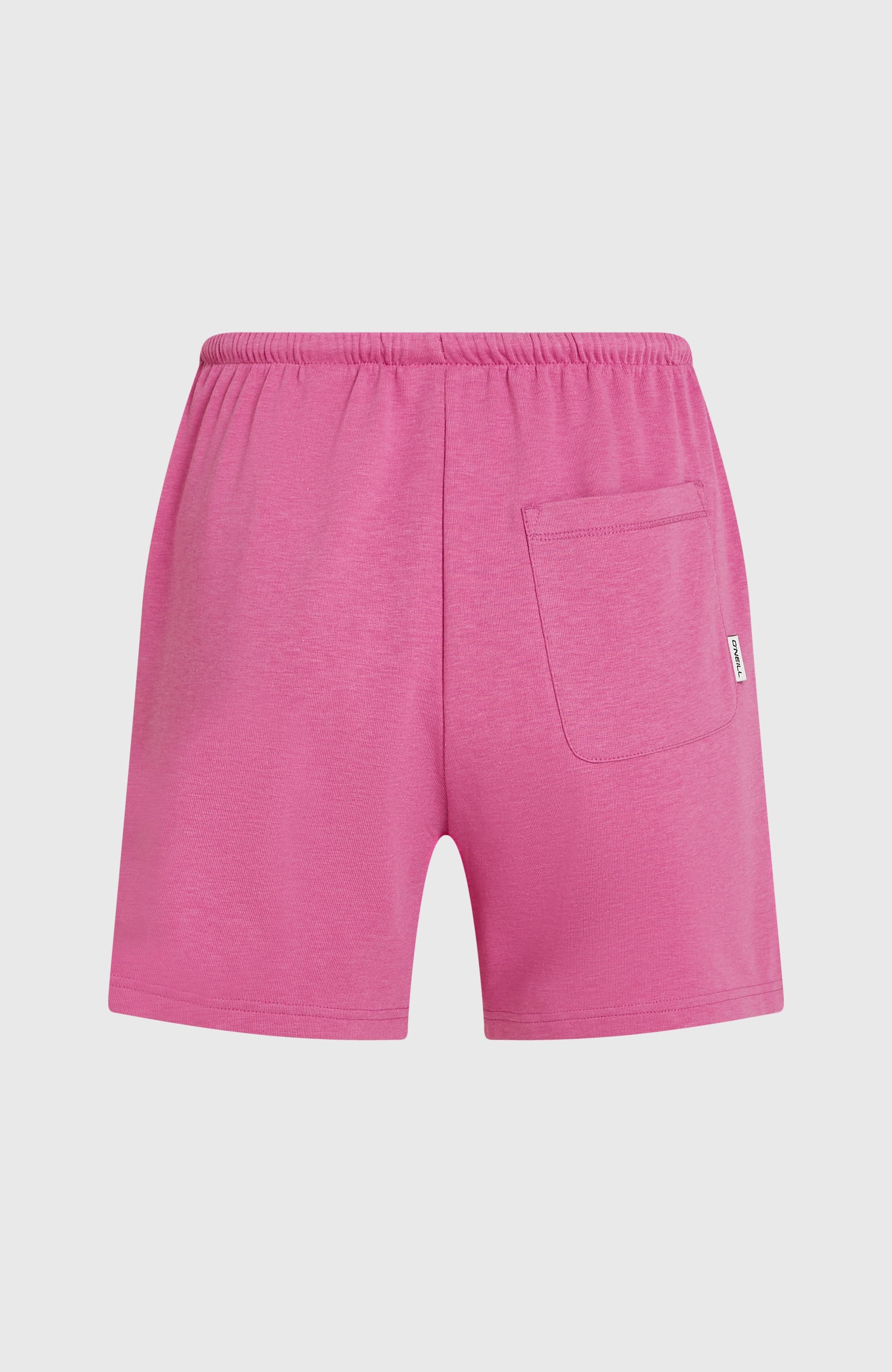 Essentials Script Sweatshorts Electric Fuschia
