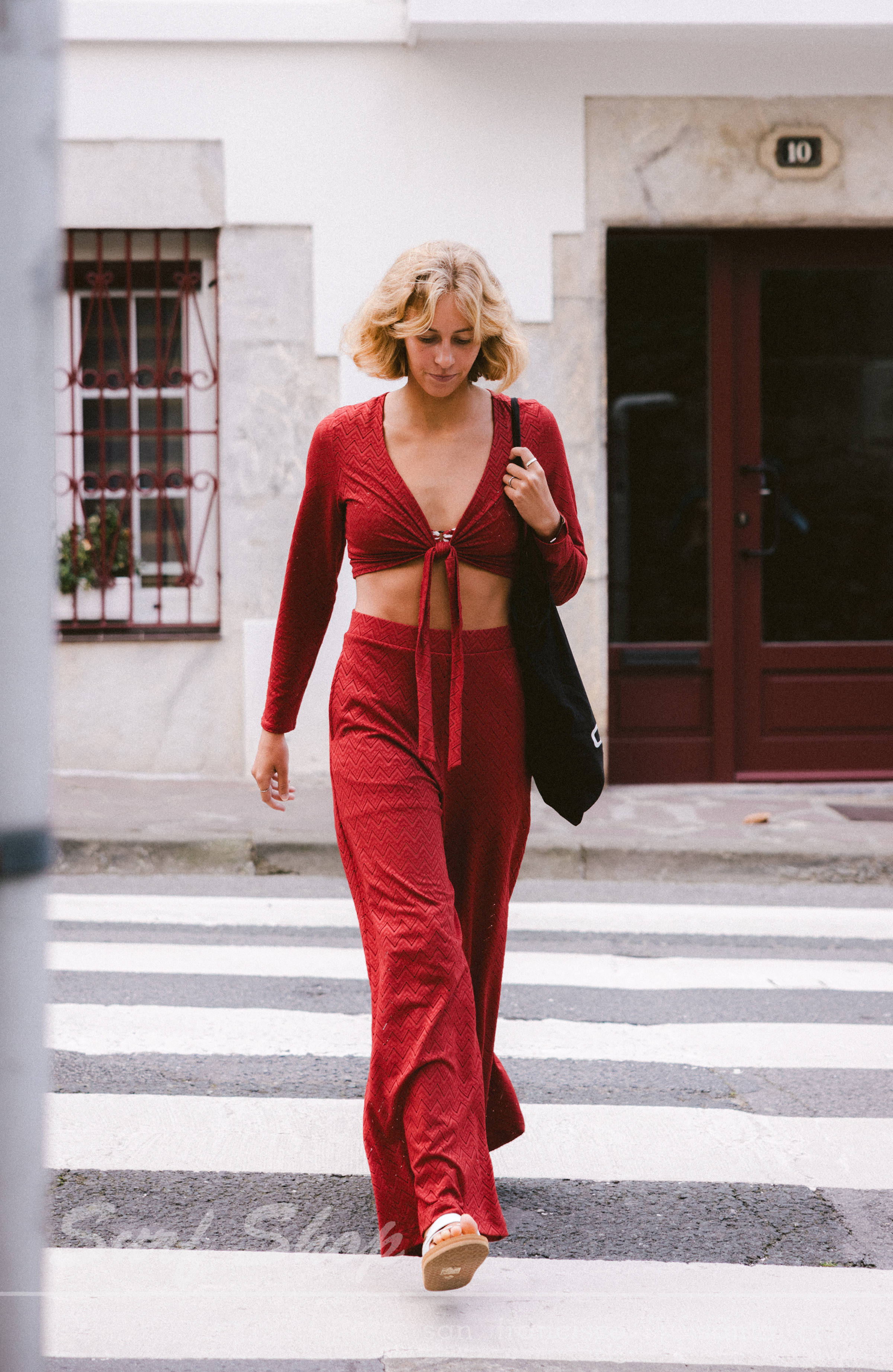 O'Riginals Wide-Leg Pants Midnight Poppy
