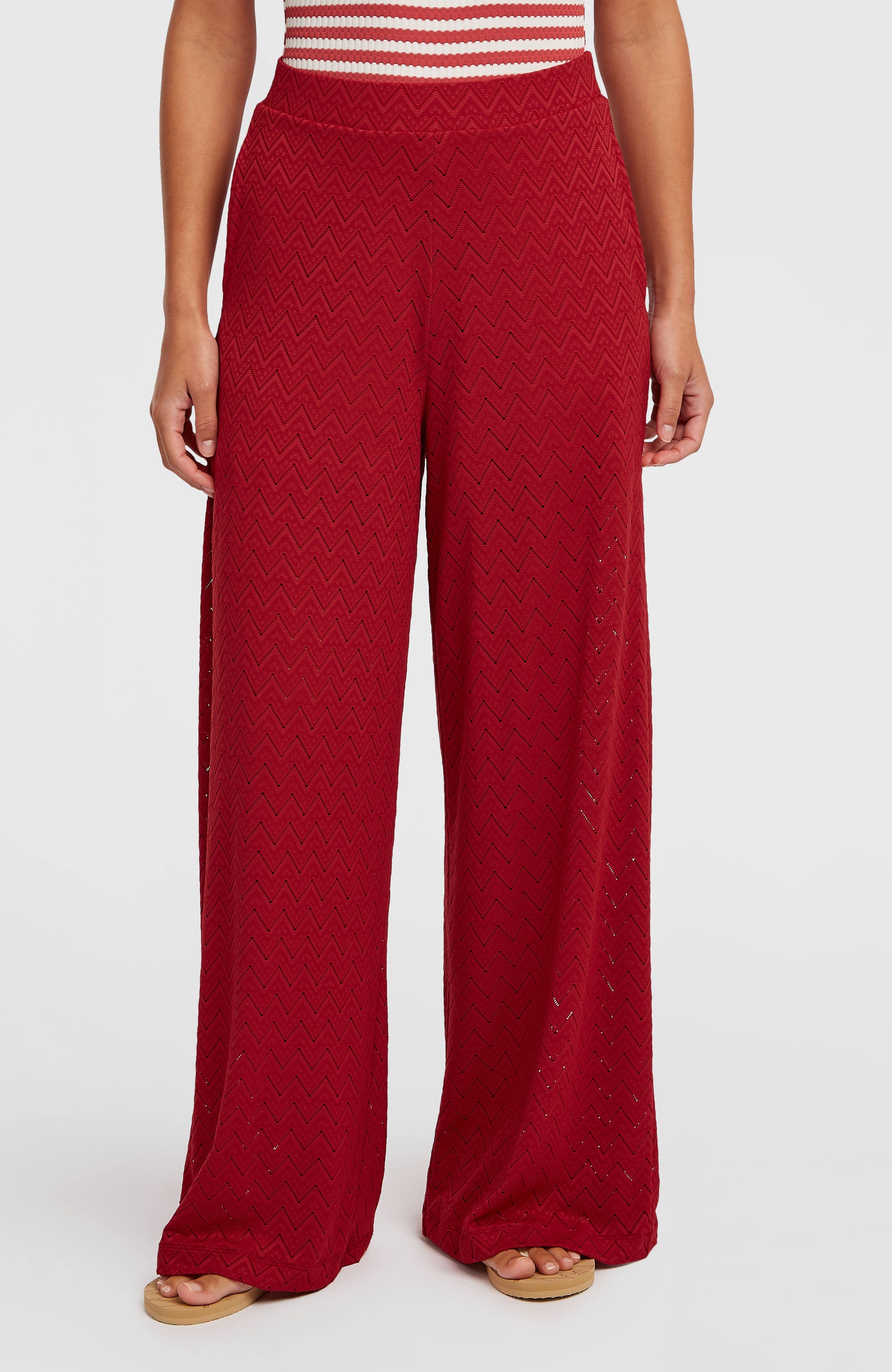 O'Riginals Wide-Leg Pants Midnight Poppy