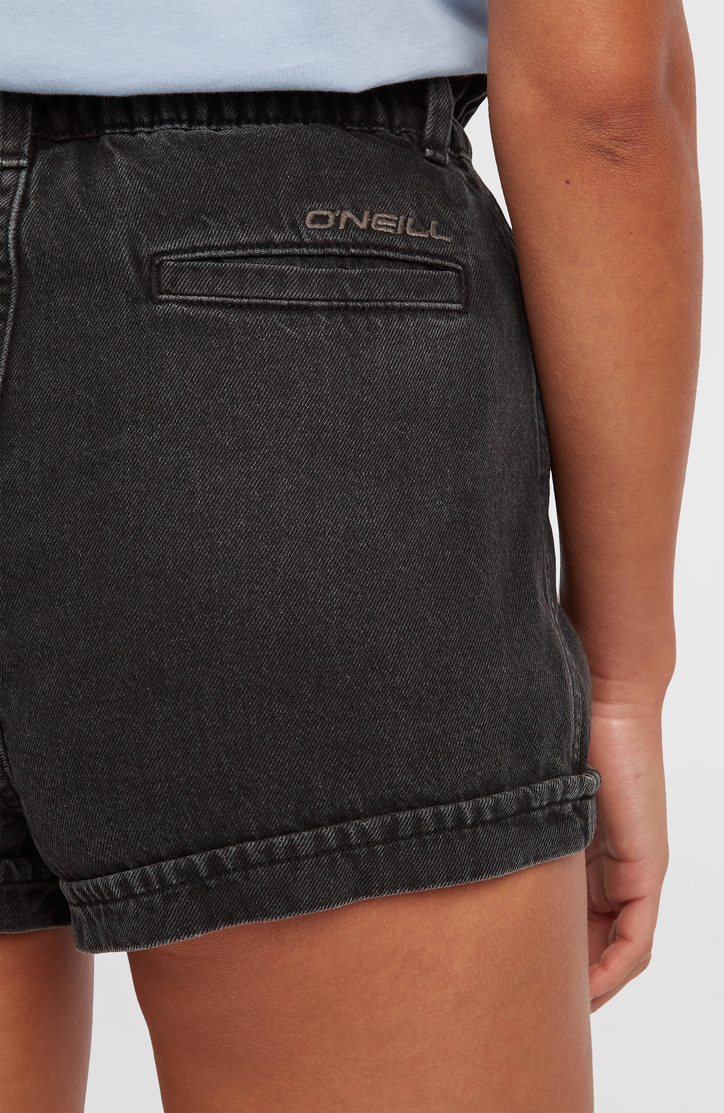 Tasia Denim Shorts Black Out