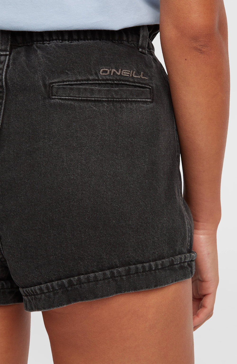 Tasia Denim Shorts Black Out