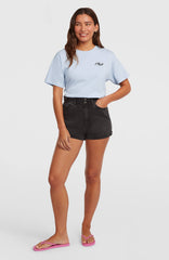 Tasia Denim Shorts Black Out