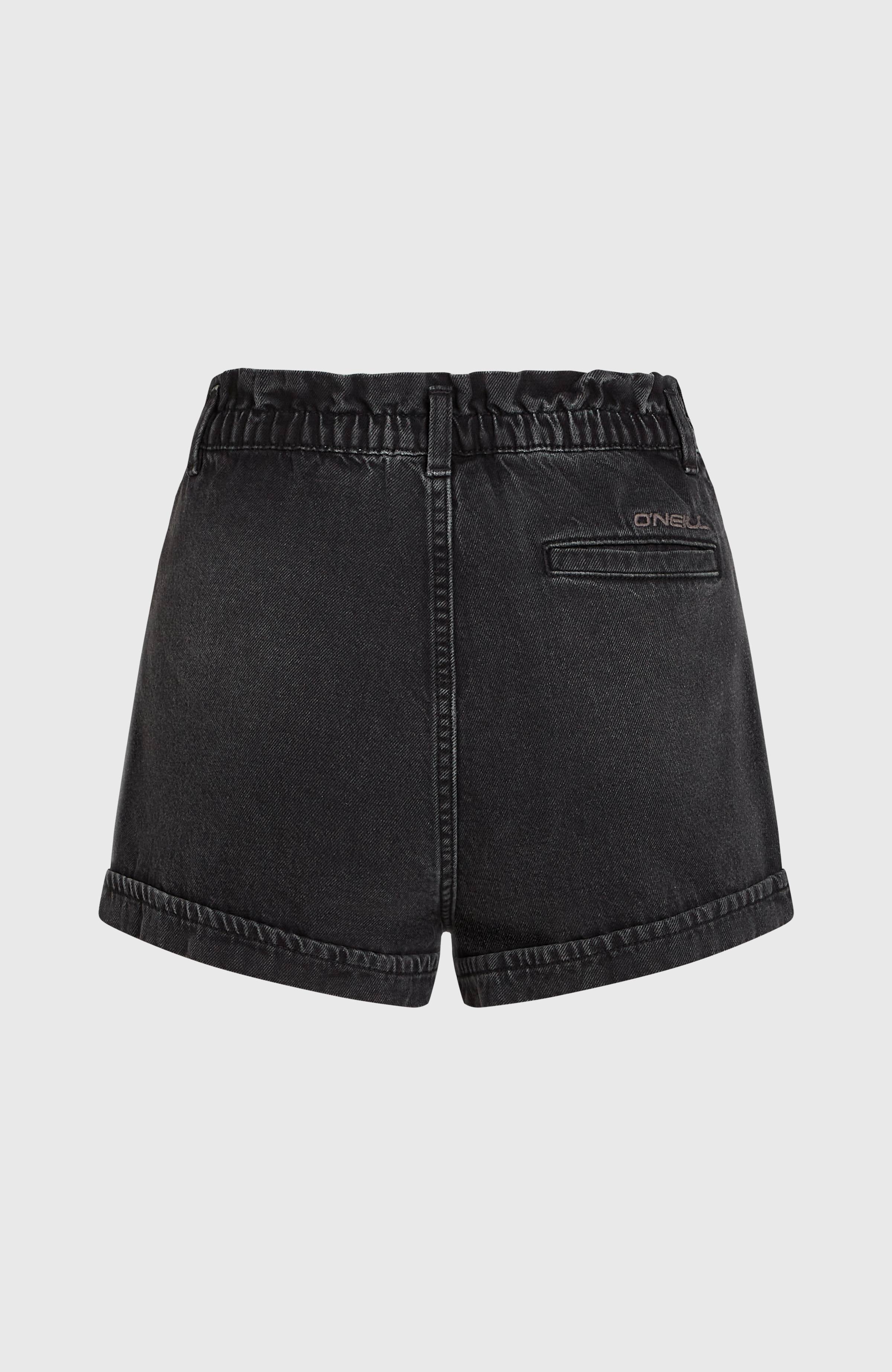 Tasia Denim Shorts Black Out