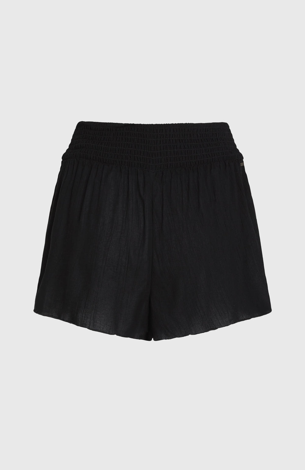 Johnny Smocked Waist Shorts Black Out