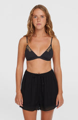 Essentials Embroidery Shorts Black Out