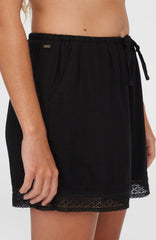 Essentials Embroidery Shorts Black Out