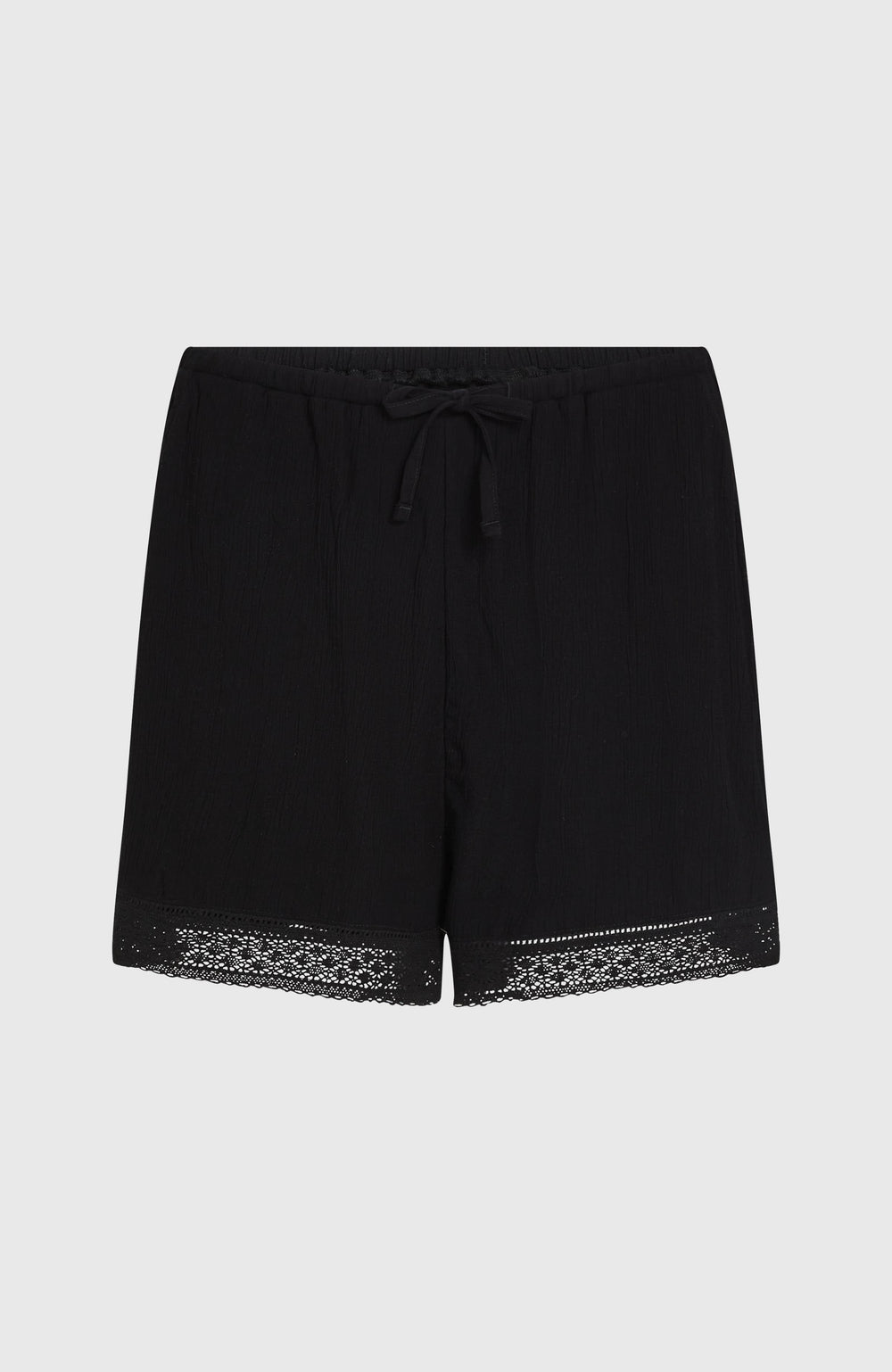 Essentials Embroidery Shorts Black Out