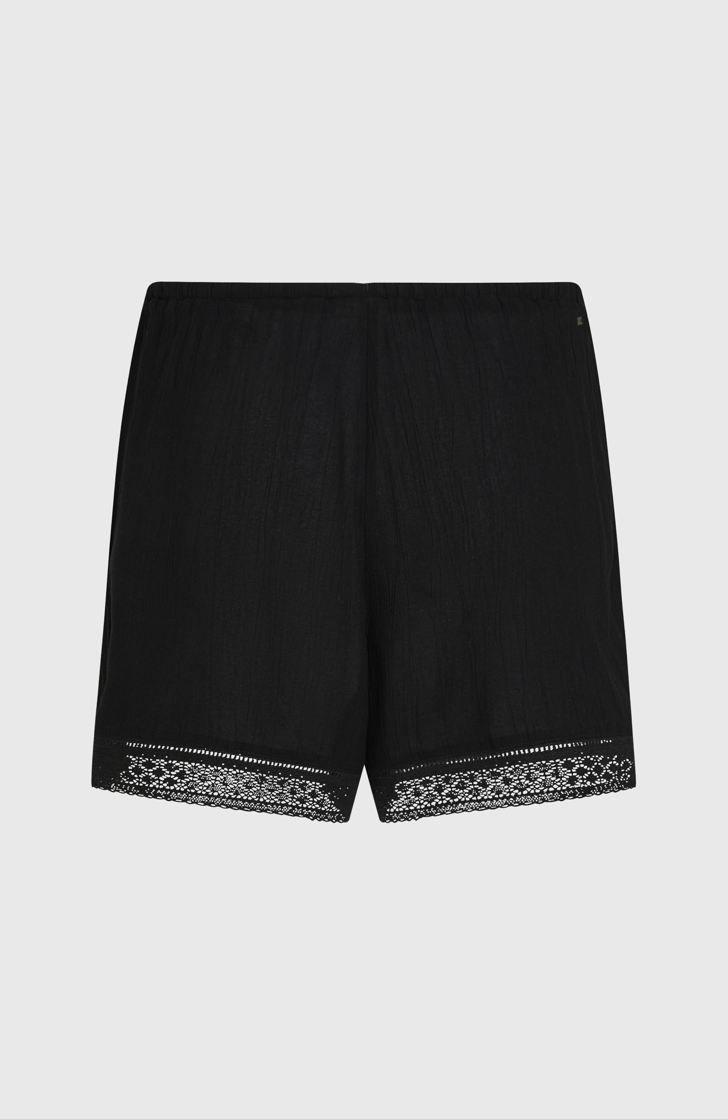 Essentials Embroidery Shorts Black Out