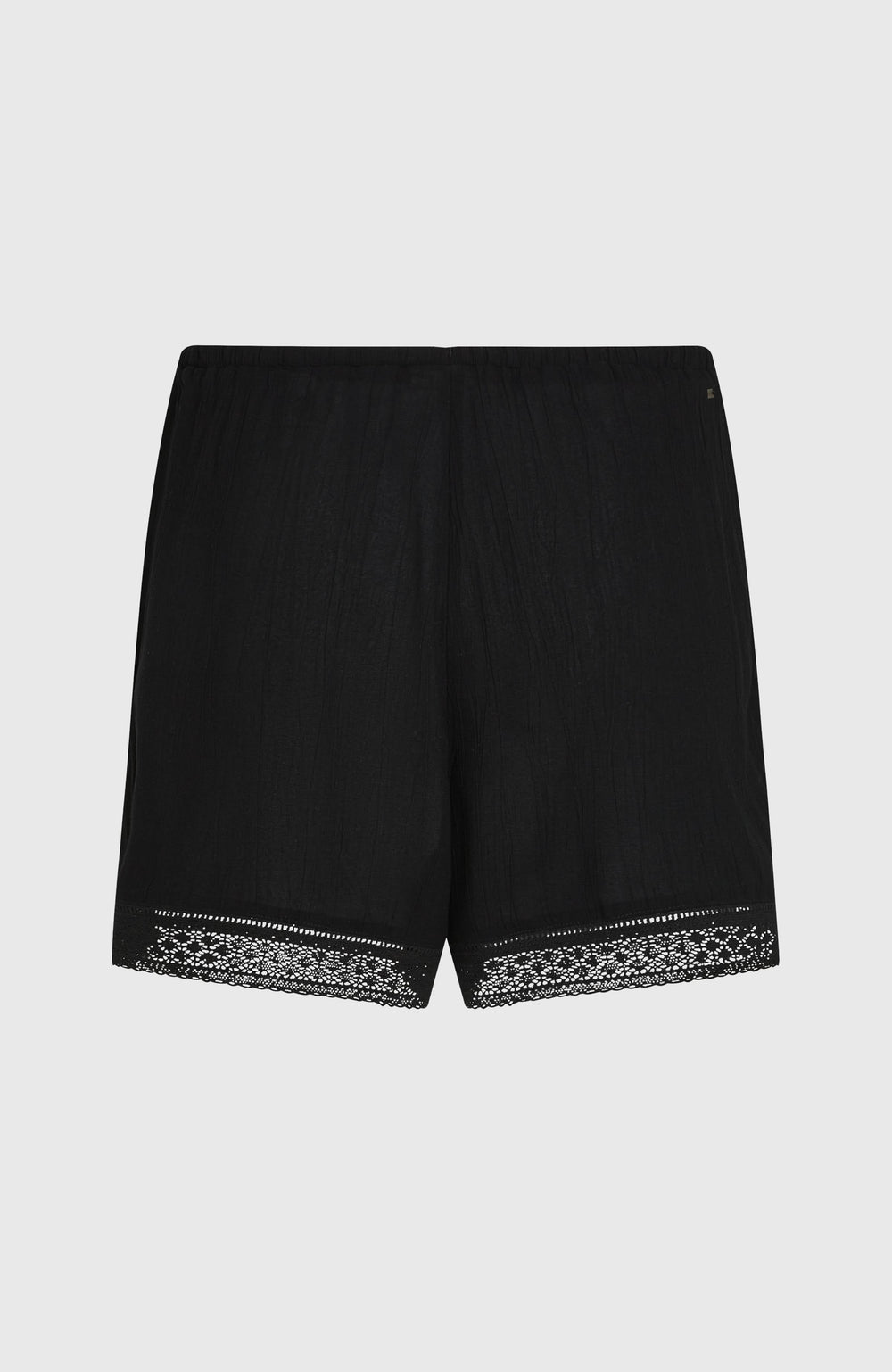 Essentials Embroidery Shorts Black Out