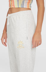 Beach Vintage Sweatpants White Melange