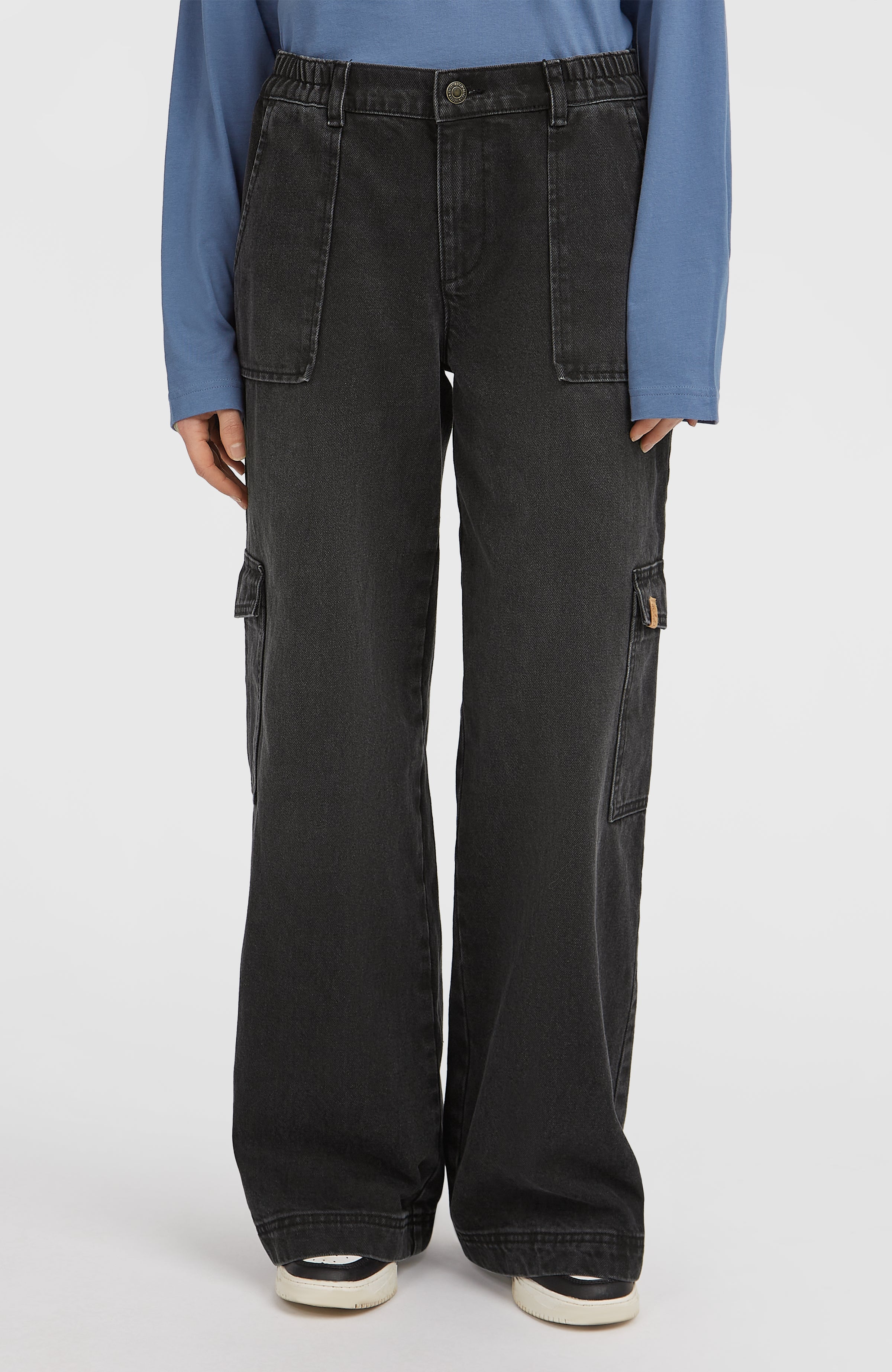 O'Riginals Denim Cargo Pants Black Out