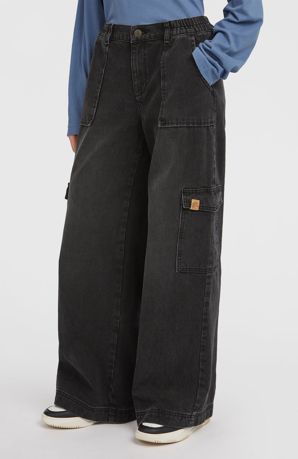O'Riginals Denim Cargo Pants Black Out